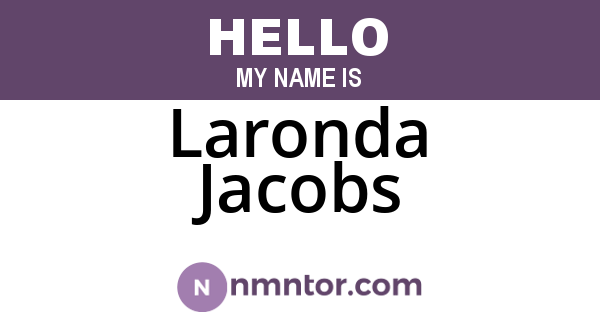Laronda Jacobs