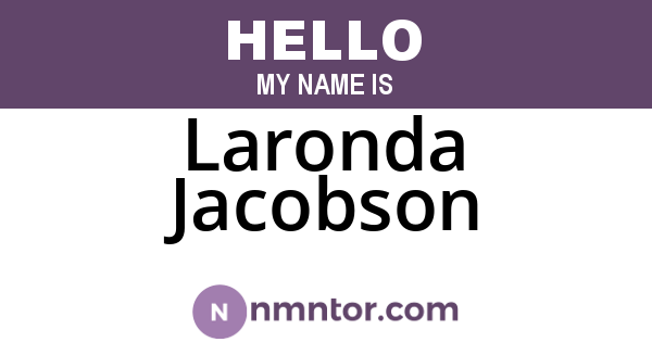 Laronda Jacobson