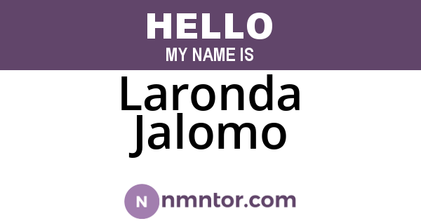 Laronda Jalomo