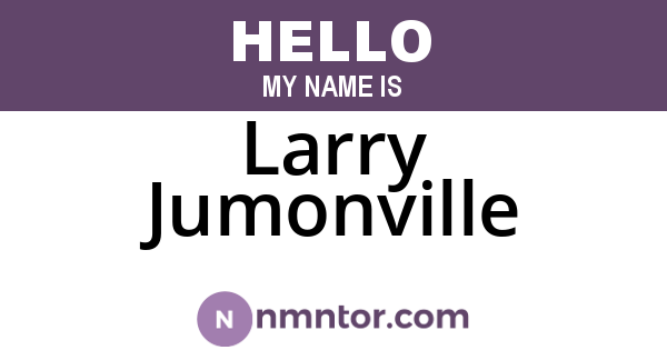 Larry Jumonville