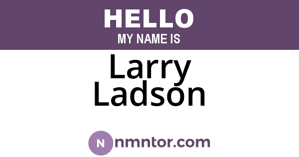 Larry Ladson