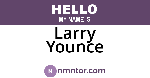 Larry Younce