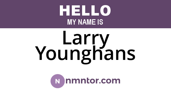Larry Younghans