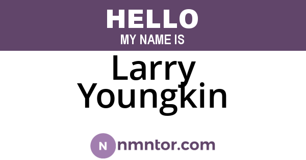 Larry Youngkin