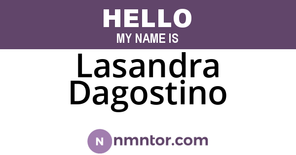 Lasandra Dagostino