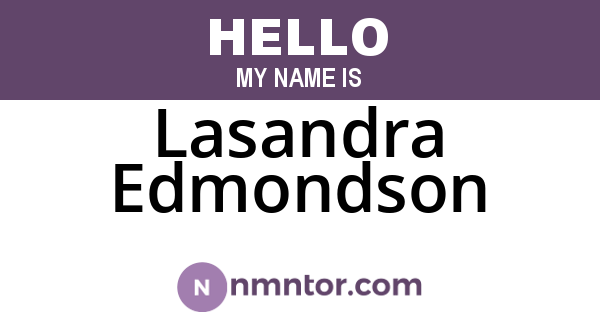 Lasandra Edmondson