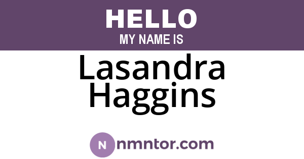 Lasandra Haggins