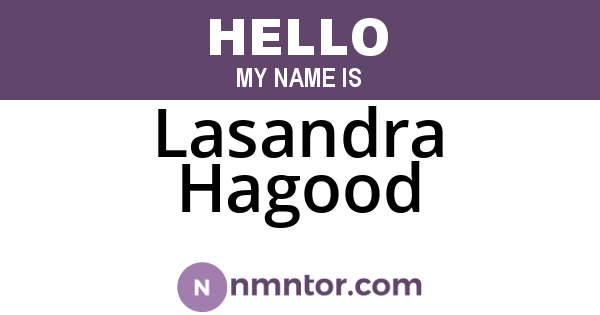 Lasandra Hagood