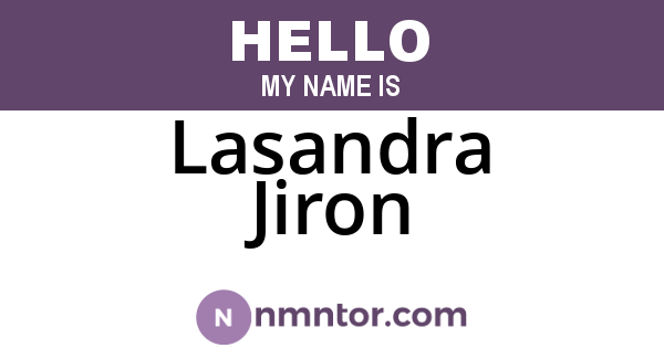 Lasandra Jiron
