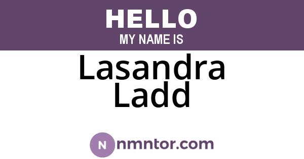 Lasandra Ladd