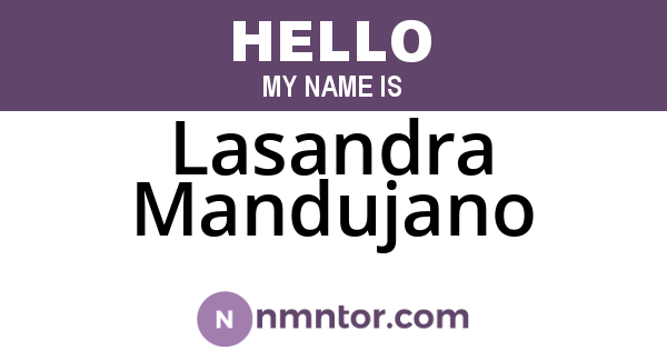 Lasandra Mandujano