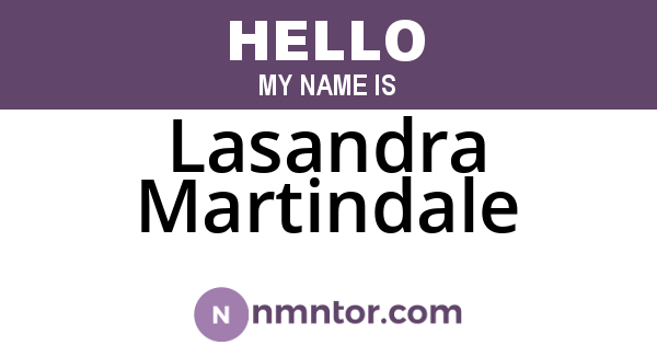 Lasandra Martindale