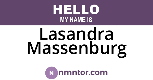 Lasandra Massenburg