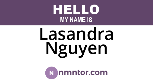 Lasandra Nguyen