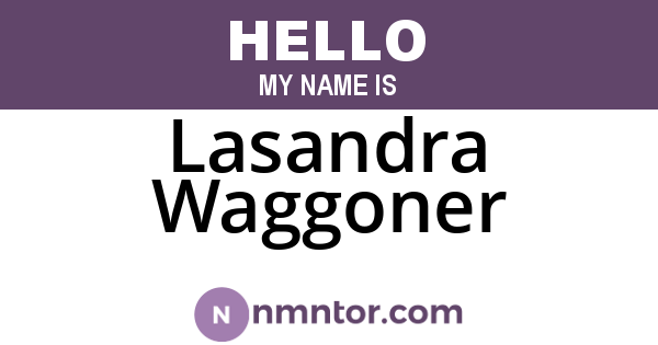 Lasandra Waggoner