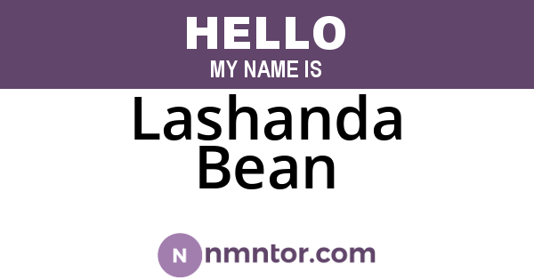 Lashanda Bean