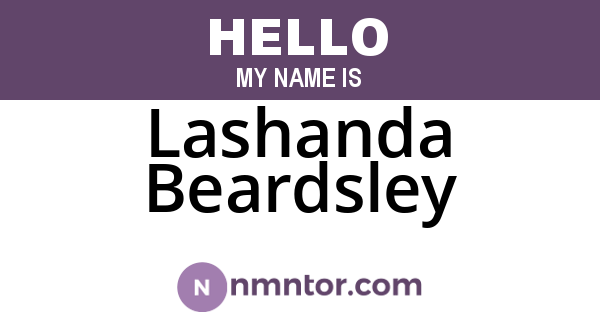 Lashanda Beardsley