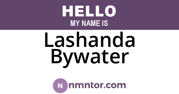 Lashanda Bywater