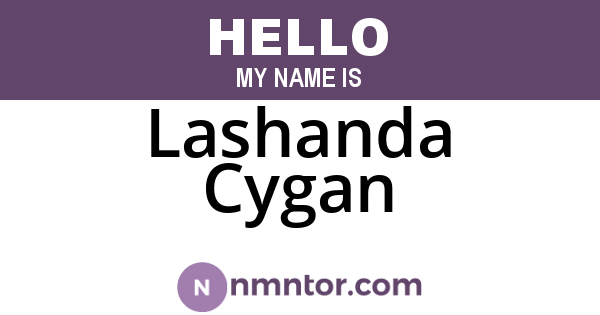 Lashanda Cygan