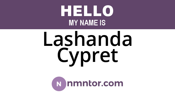 Lashanda Cypret