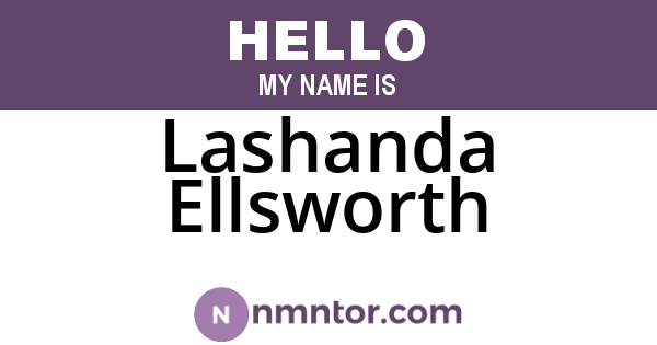 Lashanda Ellsworth