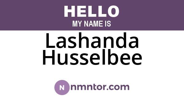 Lashanda Husselbee