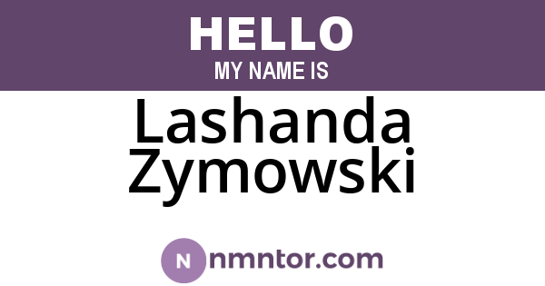 Lashanda Zymowski