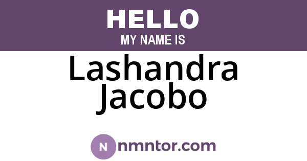 Lashandra Jacobo