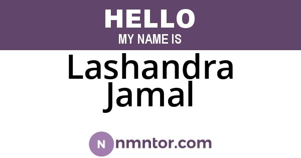 Lashandra Jamal