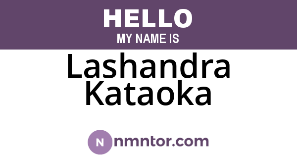 Lashandra Kataoka