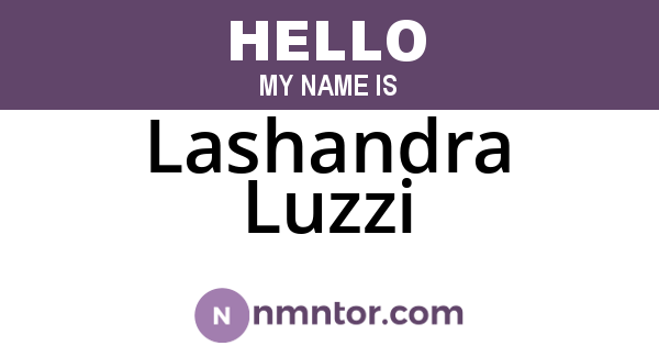 Lashandra Luzzi