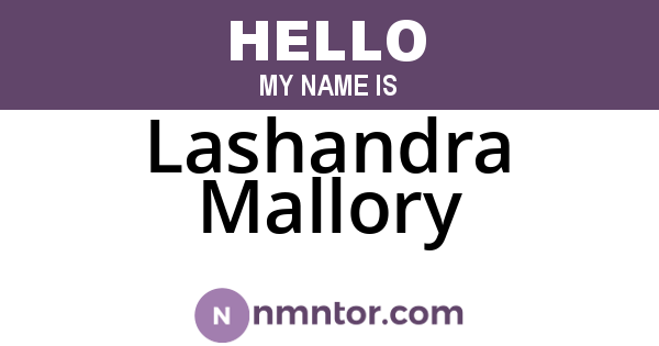 Lashandra Mallory