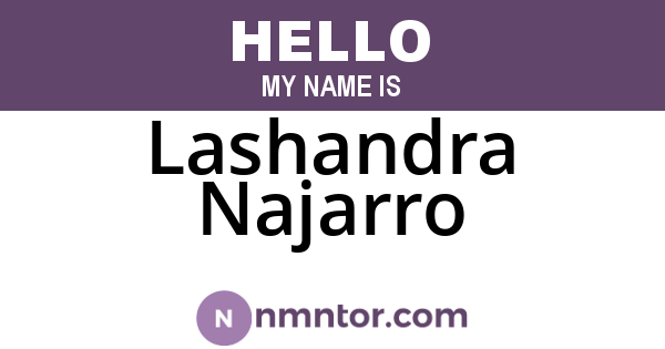 Lashandra Najarro