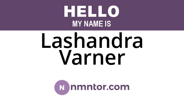 Lashandra Varner