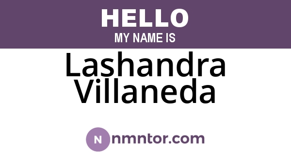 Lashandra Villaneda