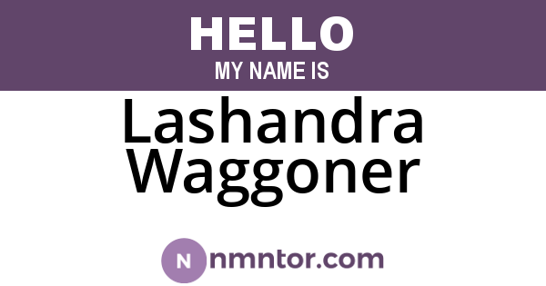 Lashandra Waggoner