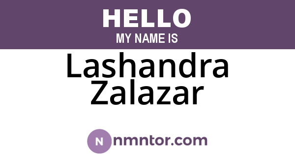 Lashandra Zalazar
