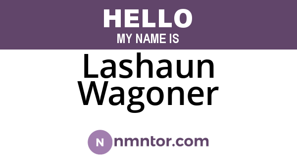 Lashaun Wagoner