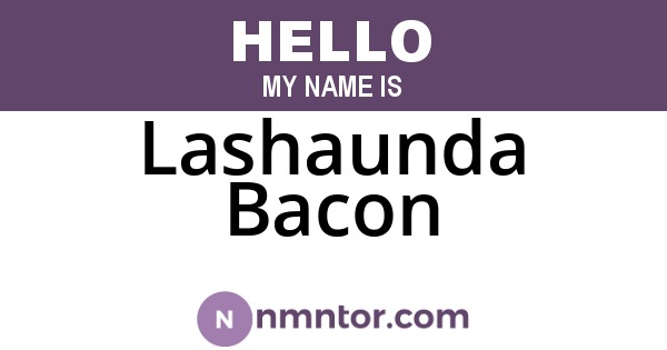 Lashaunda Bacon