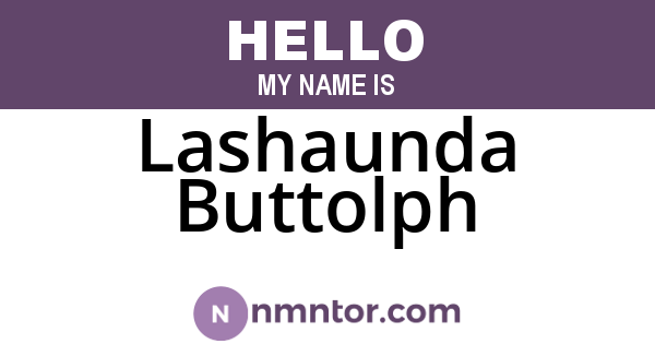Lashaunda Buttolph