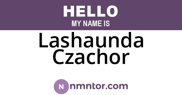 Lashaunda Czachor