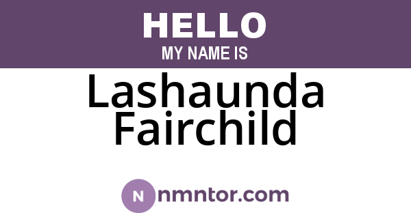Lashaunda Fairchild