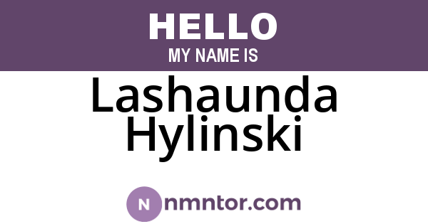 Lashaunda Hylinski