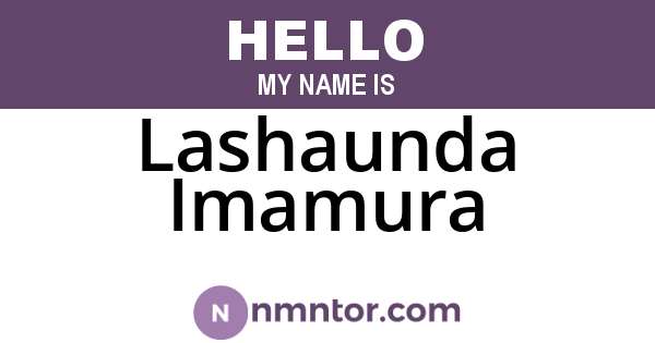 Lashaunda Imamura