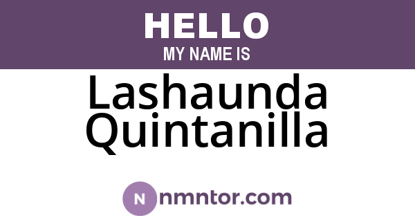 Lashaunda Quintanilla