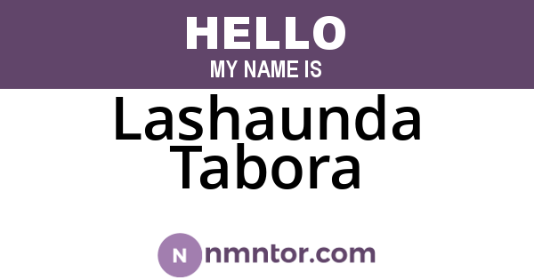 Lashaunda Tabora