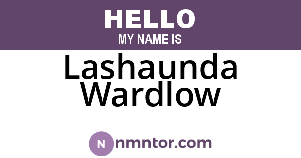 Lashaunda Wardlow