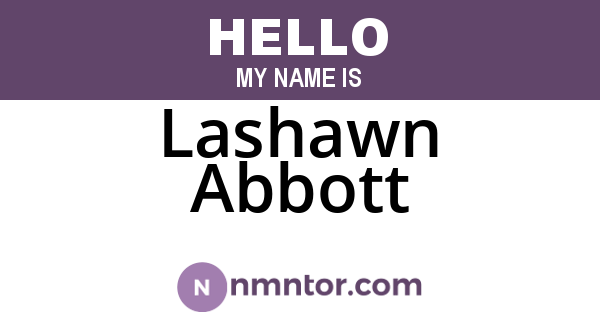 Lashawn Abbott