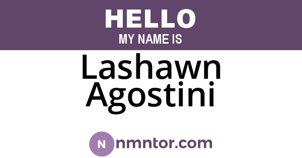 Lashawn Agostini