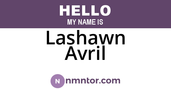 Lashawn Avril